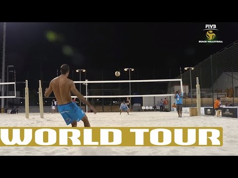 Football on the sand with Ranghieri and Carambula