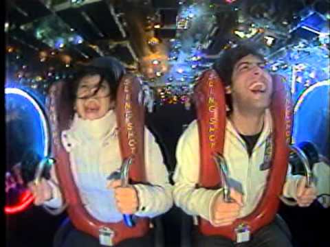 Que frio na barriga! Levei minha irmã no Slingshot em Kissimmee