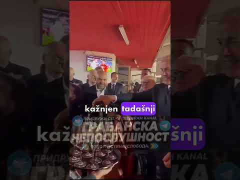 Terzić prkosi zakonu! Sećate li se kako je Tadić prošao zbog ovoga? 🥂 #shorts