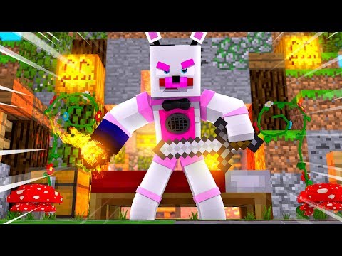 Winning Bed Wars With Funtime Foxy, Bon Bon, and Puppet! Minecraft FNAF Roleplay