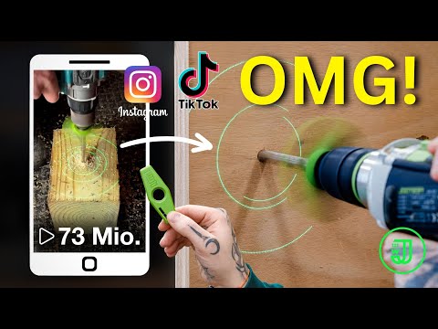 Perfekt GERADE BOHREN: Ganz ehrlich, diese virale BOHRHILFE ist... 🤯 | Jonas Winkler