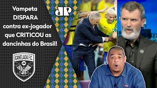 ‘Esse cara falou isso? Pô, o Tite fez a ‘dança do pombo’ e…’; Vampeta dispara após 4×1 do Brasil