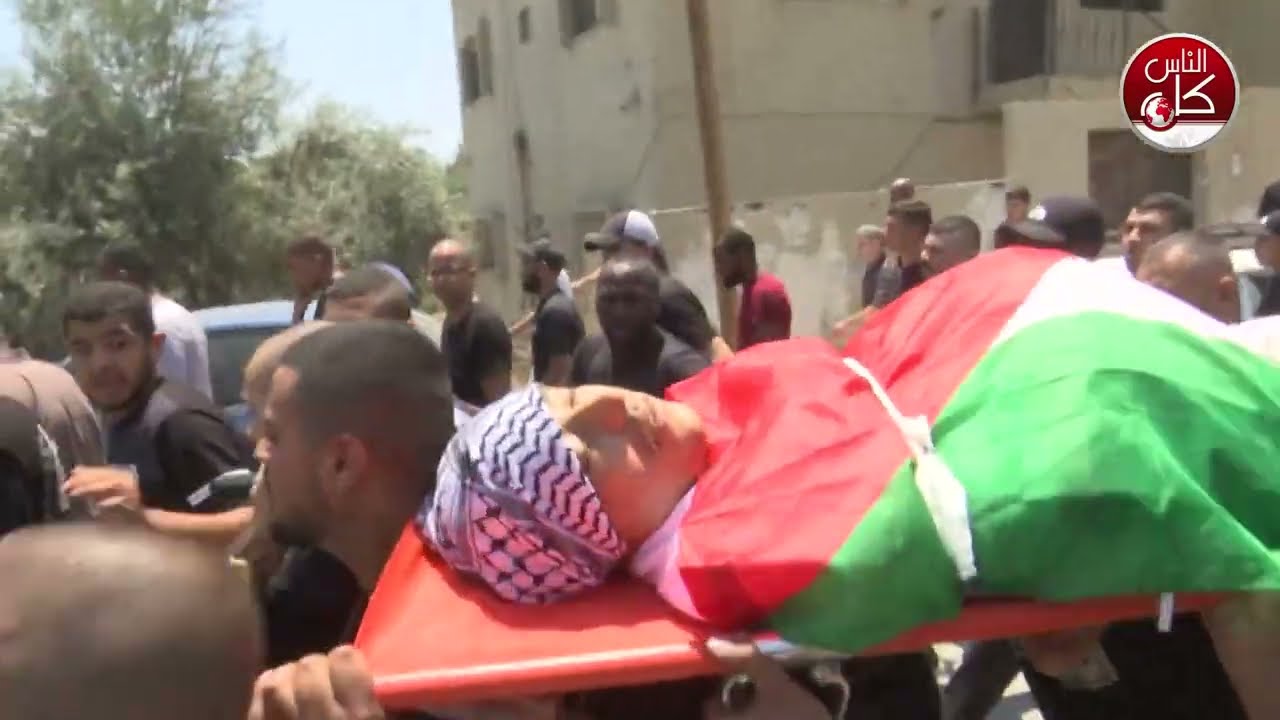 تشييع إيمان عبد الله سالم و يزن محمود عبده من مخيم طولكرم