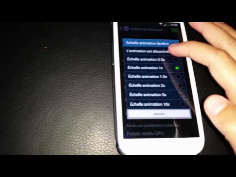 comment augmenter la vitesse du galaxy s