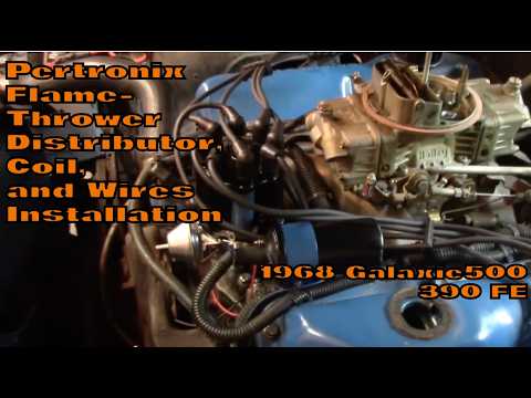 Pertronix Flame-Thrower Distributor, Coil, and Wires Installation on a 1968 Galaxie 500