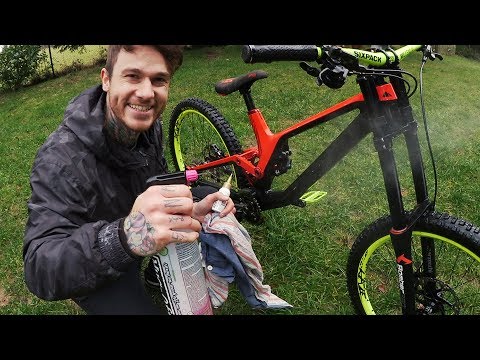 Mountainbike gründlich & schnell waschen! KEINE rostige Kette - Pflegetipps | Fabio Schäfer How-To