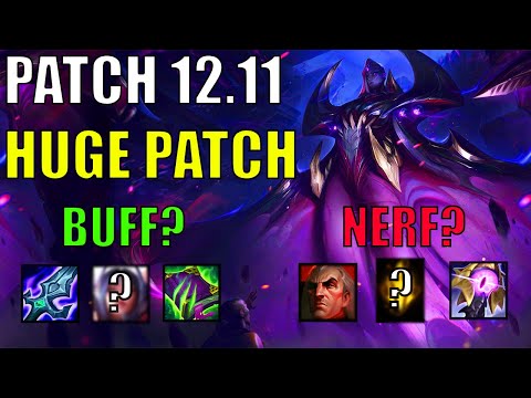 LEAGUE OF LEGENDS PATCH NOTES 12.11