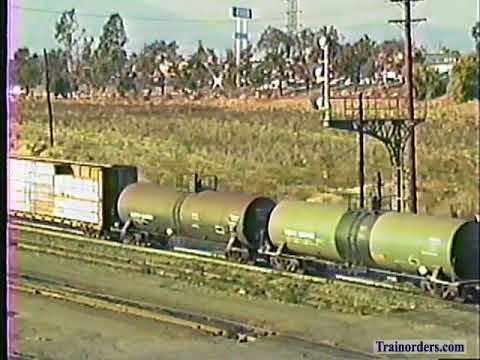 Classic Railroad Series 713 - Two SP EBs at West Colton December 27, 1993