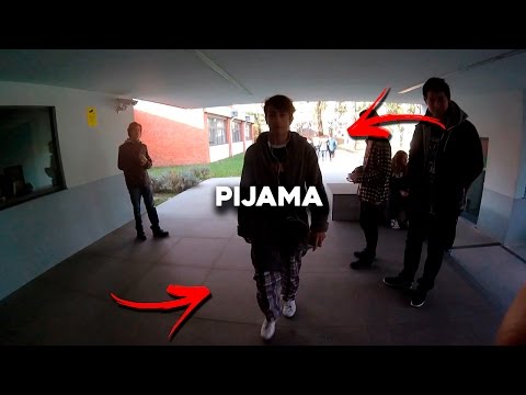 FUI DE PIJAMA PARA A ESCOLA (PRANK)