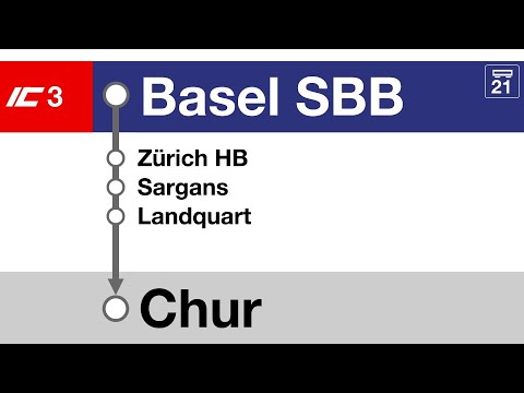 SBB Ansagen » IC3 Basel SBB — Chur (2023) | Giruno | SLBahnen