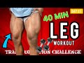40 MIN LEG Workout using 2 Dumbbells ONLY at HOME for Muscle Mass! - 4 WEEK TRANSFORMATION CHALLENGE