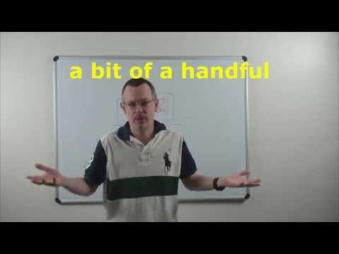 Learn English: Daily Easy English Expression 0696: a bit of a handful