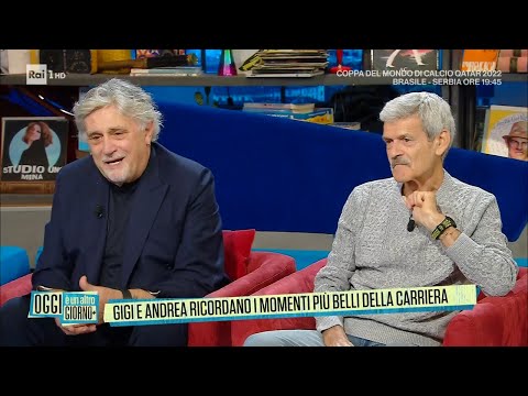 Gigi e Andrea, il ritorno in tv della mitica coppia - Oggi è un altro giorno 24/11/2022