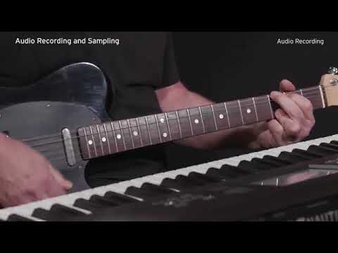 KORG NAUTILUS Video Manual Part 6   Audio Recording  Sampling