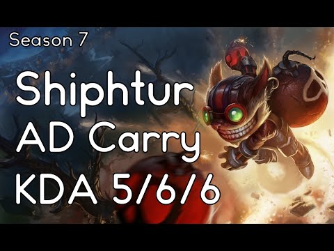 Shiphtur - Ziggs vs Heimerdinger - NA - Gameplay Highlight S7