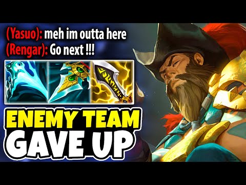 I Made The Enemy Team Give Up Playing After Facing My Gangplank!