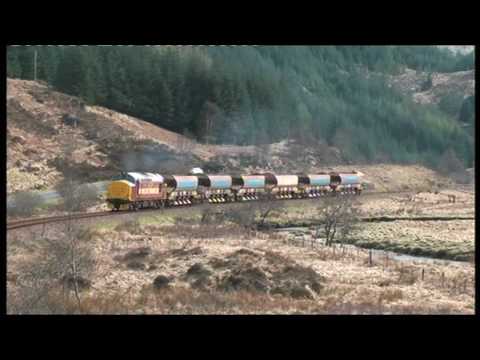 Class 37 37670 6K67 Fort William-Arisaig 14.4.09