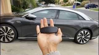 This Happen When LUCID Air Grand Touring Key Fob Battery Was Low & How To Change Battery