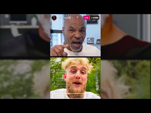 "I HAVE TO F*CK YOU UP!" Jake Paul CONFRONTS Mike Tyson On LIVE