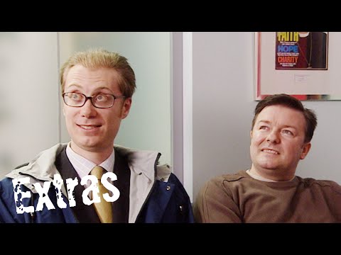 Ricky Gervais and Stephen Merchant's New Sitcom! | Extras | BBC Comedy Greats