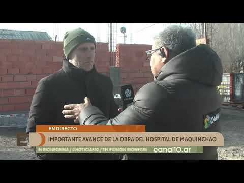 Hospital Maquinchao: avanza la obra de ampliación y refuncionalización