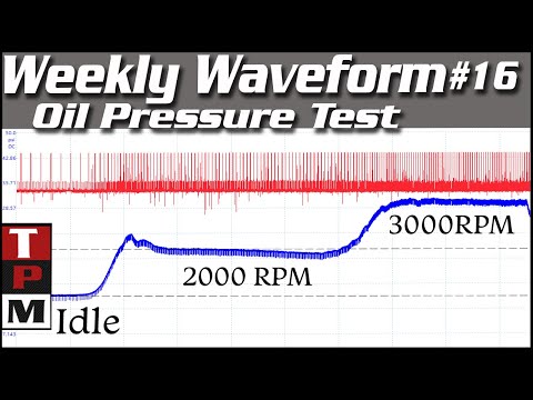 Weekly Waveform 16 - How to check oil pressure with a pressure transducer