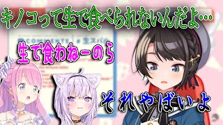 【キノコ事件】おかゆんとルーナから火の玉ストレートをくらう大空スバル