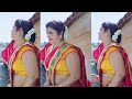 Tamil Serial Actress Meena Saree Iduppu Show