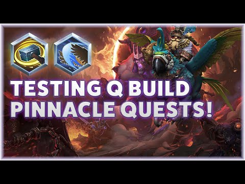 Falstad Gust - TESTING Q BUILD PINNACLE QUESTS! - Grandmaster Storm League