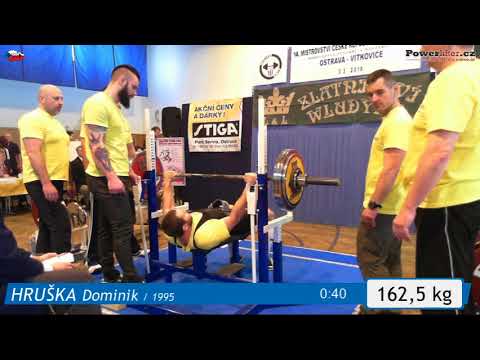 Hruška Dominik (1995), BP3, 162,5 kg