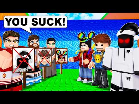 All Youtubers Fight Their BIGGEST HATERS In Escape Tsunami..