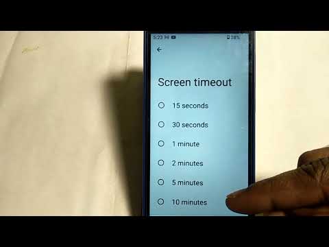 how to set Screen timeout,Screen timeout set kaise karen Nokia 3 1