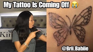 MY TATTOO IS COMING OFF 😭🤬‼️