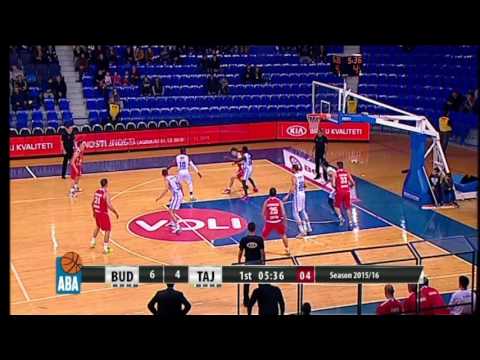 ABA Liga 2015/16, Round 18 match: Budućnost VOLI - Tajfun (2.1.2015)