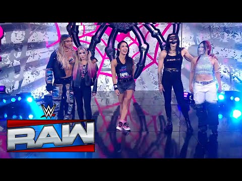 AJ Lee & Rhea Ripley & Alexa Bliss & Charlotte Flair & IYO SKY Entrance: WWE Raw, November 24, 2025