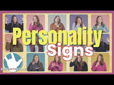 Learn 50 Personality Signs in ASL | Describe Anyone with Confidence