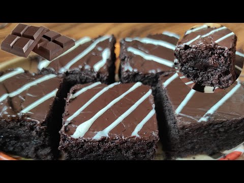Eggless chocolate brownie | Chocolate brownie recipe in oven | Ruchira
