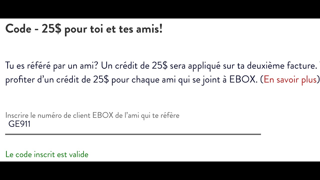 Tutoriel Code Client EBOX GE911 — cliquez pour lancer la vidéo