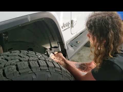 How to install WeatherTech Mudflap kit 2020-2023 Jeep Gladiator