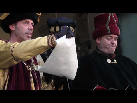 Storico Carnevale d'Ivrea: Epifania 2017 - giuramento del Podestà e Credendari