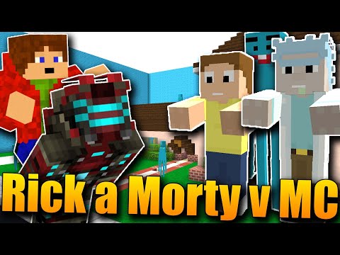 PORTY VS VENDALI! KDO SE LÉPE SCHOVÁ?🤔😱 Minecraft Rick and Morty Hide and Seek w/ @17PortyLP