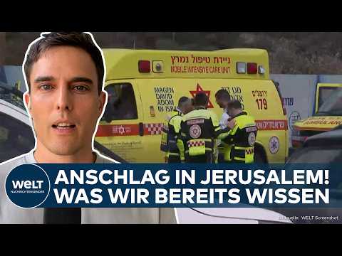 ISRAEL: Anschlag in Jerusalem! Schüsse! Was wir wissen! Constantin Schreiber berichtet