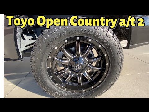 295/55/r20 toyo Open Country AT 2 tires on an F150