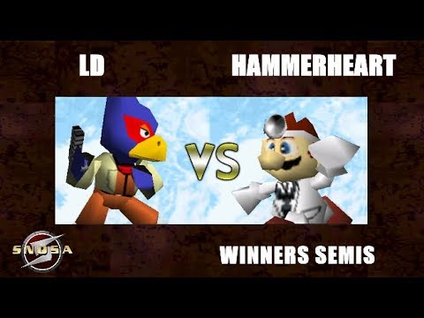 SNOSA 5 Winners Semis - LD (Falco, Fox) Vs. HAMMERHEART (Dr. Mario) Super Smash Bros - SSB64