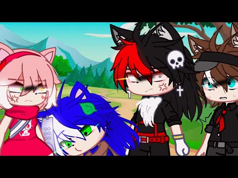 Stop looking he/she meme ||Gacha club|| amy x sonic x shadow
