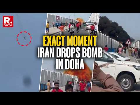 US-Israel-Iran War Erupts: Iran Bombs Doha In Shocking Strike, Exact Moment Captured On Video