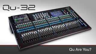 Allen & Heath QU-32 32 Channel 38 IN / 28 OUT Digital Mixer