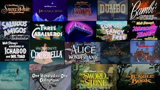 Walt Disney Animation Movie Trailers  All at Once 