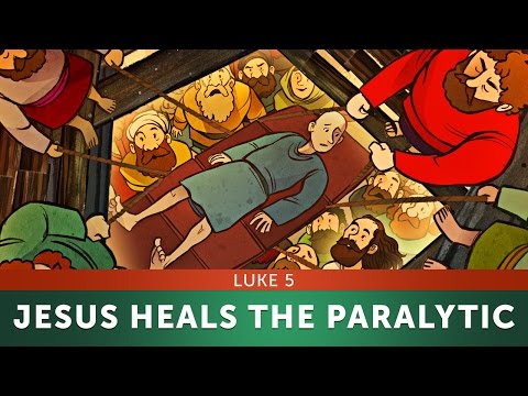 Jesus Heals the Paralytic-Luke 5 | Sunday School Lesson & Bible Story for Kids | Sharefaithkids.com