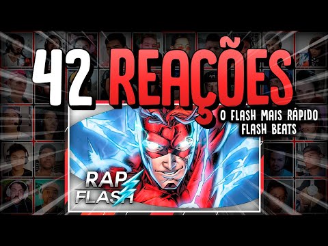 42 REAÇÕES | Rap do Wally West (DC Comics) - O Flash mais rápido // Flash Beats Prod. Sidney Scaccio